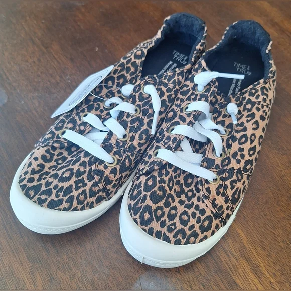 Time and Tru leopard print shoes size 7 - Picture 2 of 4